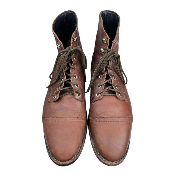 Thursday Mens Captain Brown Leather Lace Up Chukka Boot Size US 12 - Picture 8 of 13